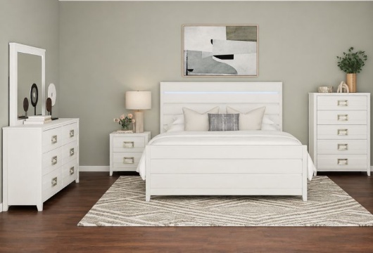 Picture of Tobias White 5 PC Queen Bedroom