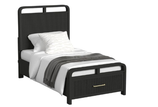 Picture of Ridgemont Black 3 PC Twin Storage Bed