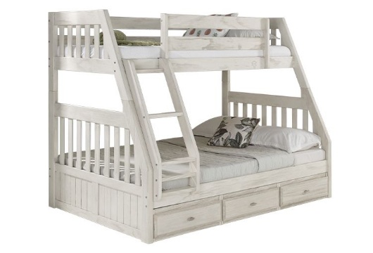 Picture of Madison White Wash Twin/Full Bunkbed