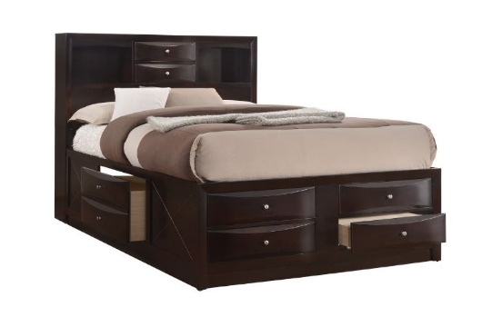 Picture of Emily Cherry Queen Storage Bed With Dresser & Mirror Package